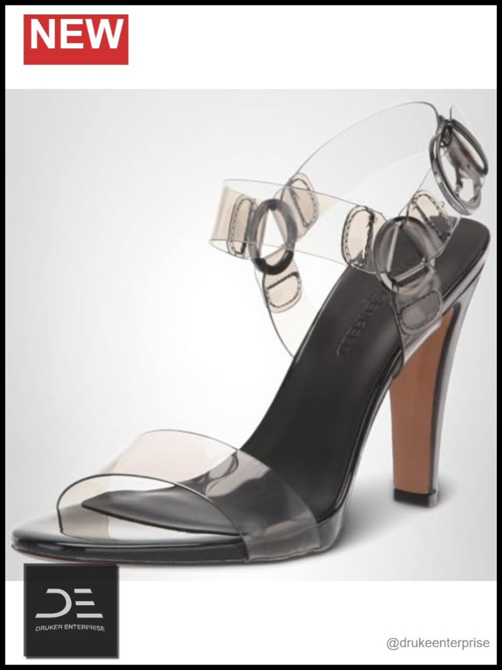 Dressy Heeled Sandals, Stiletto Heel, Open Toe, Slingback, Comfortable